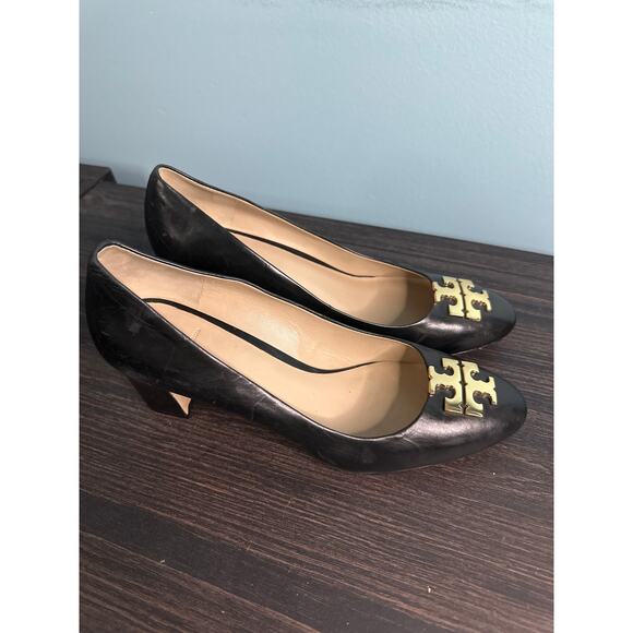 Tory Burch Janey Block heel pump black size 10 - Picture 6 of 7